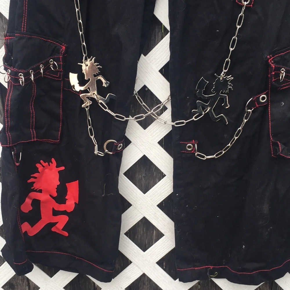 Tripp NYC Black Pants with Red and White Accents - Picture 2 of 5